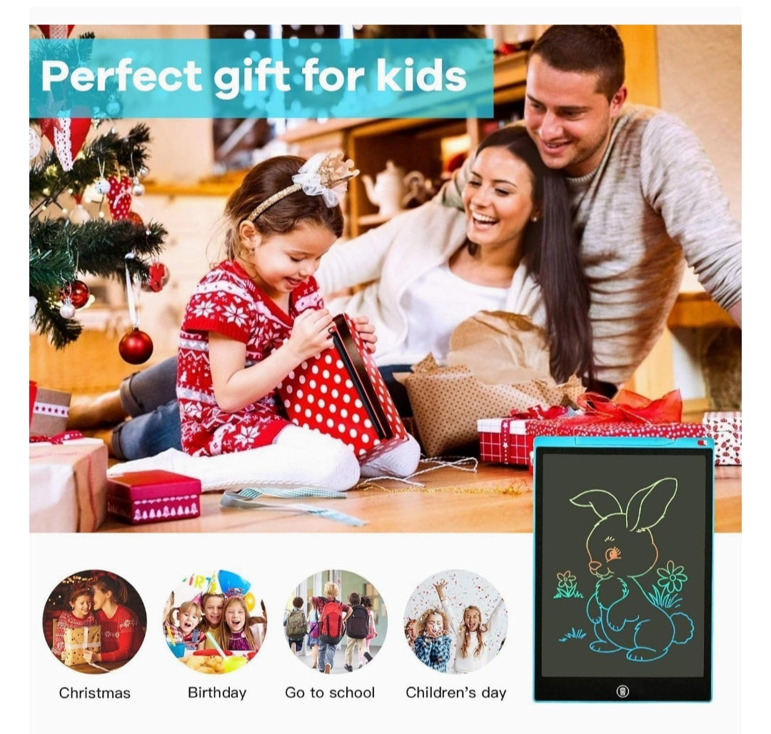 Premium 8.5-Inch Kids LCD Writing Tablet - Multi-Color Electronic Slate