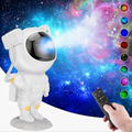 Astronaut Galaxy Star Projector Night Light with Remote Control & Timer | 360° Rotating Nebula Lamp