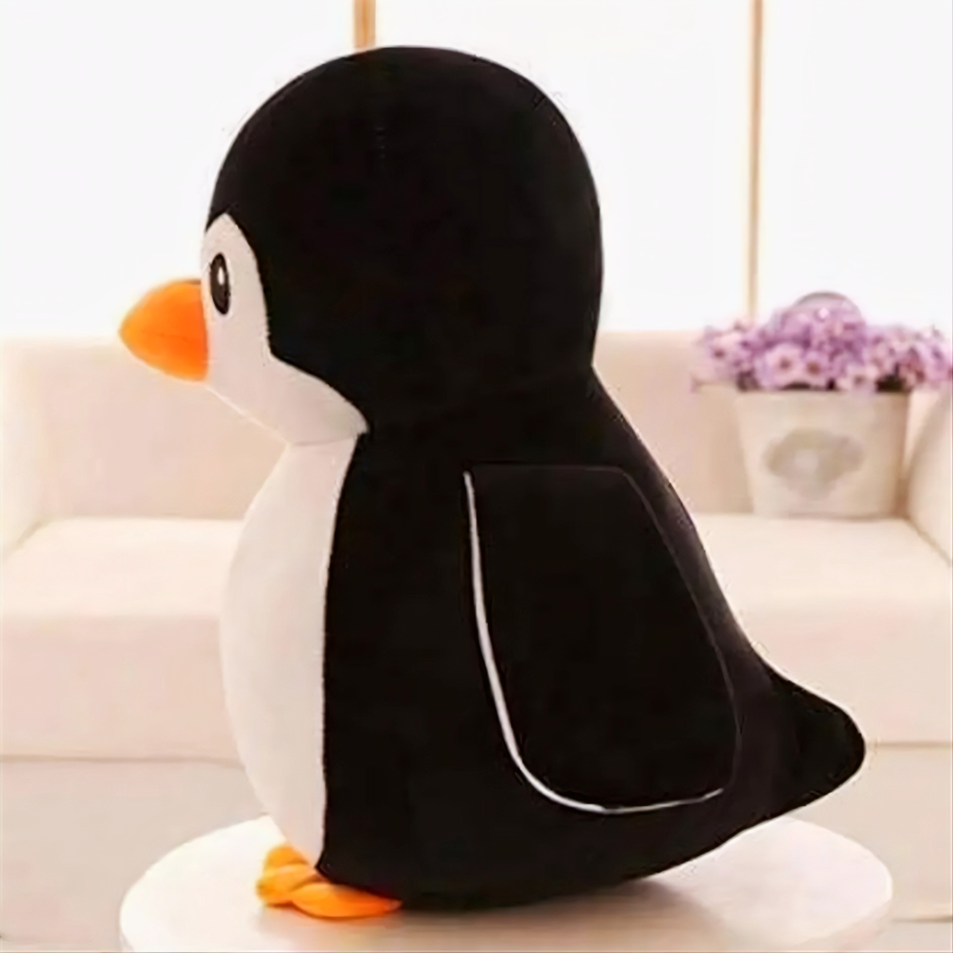 Pack of 2 Cute Penguin Soft Toys (Black & Blue) – 30cm Plushies
