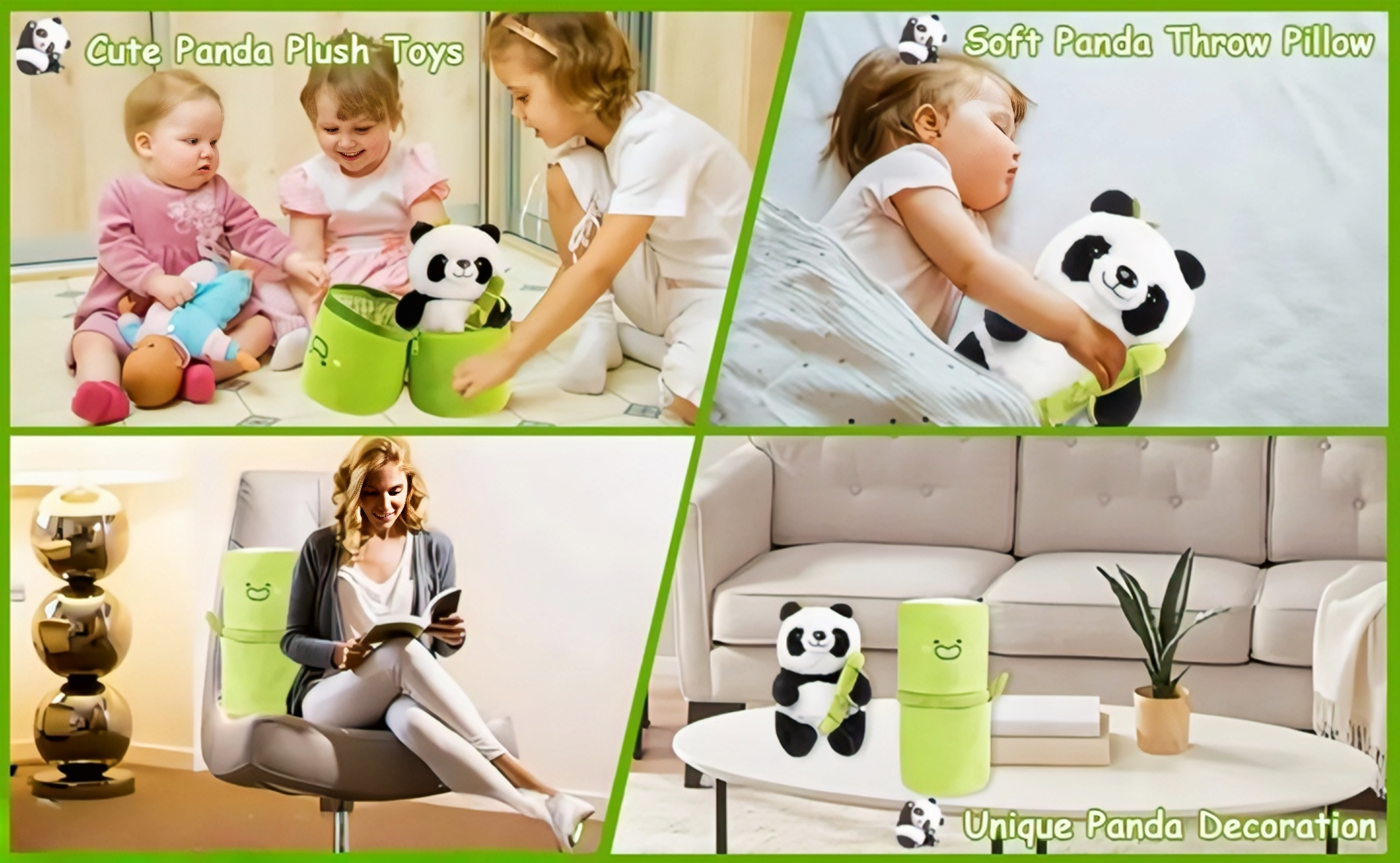 Viral Hide & Seek Bamboo Panda Plush Toy – 2-in-1 Reversible Soft Toy