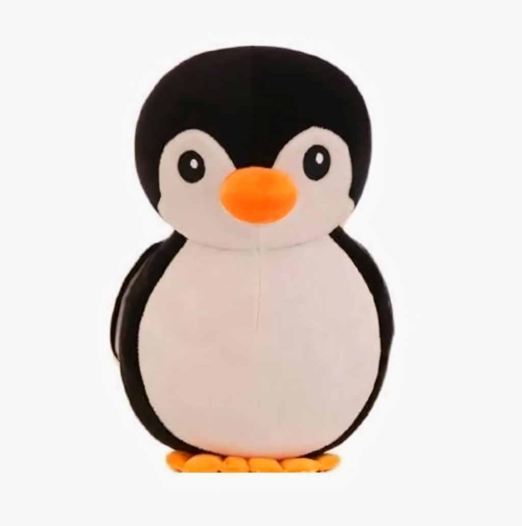 Pack of 2 Cute Penguin Soft Toys (Black & Blue) – 30cm Plushies