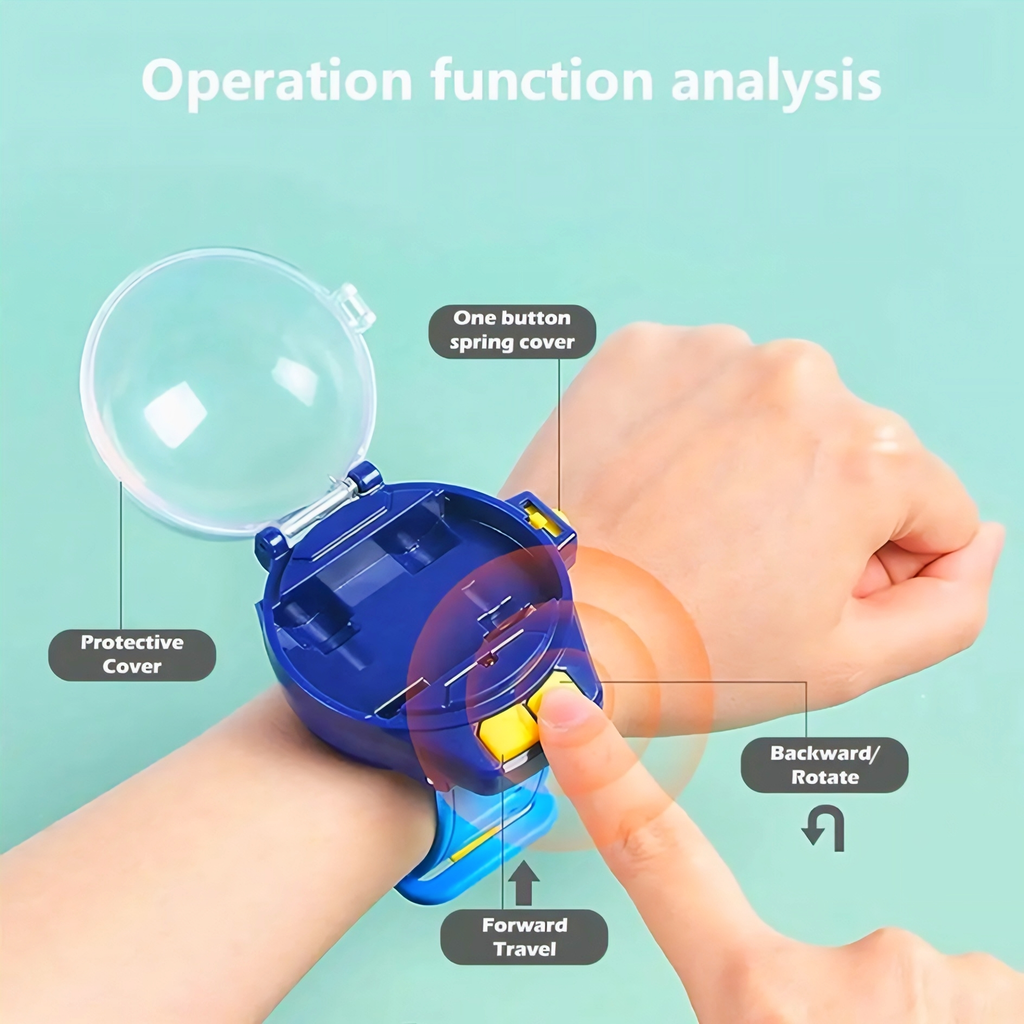 Race Anywhere, Anytime with the 2-in-1 Wrist Watch Remote Control Car! 🏎️⌚