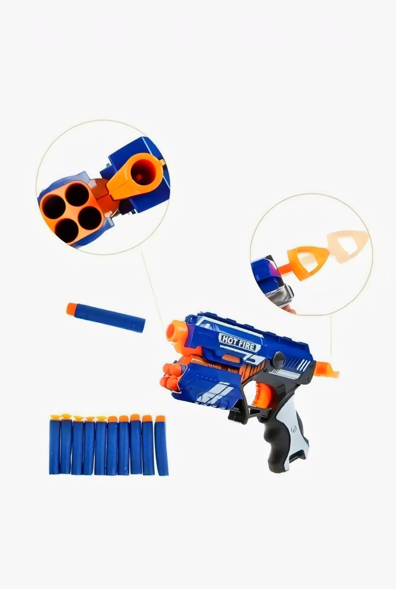 Blaze Storm Hot Fire, Soft Bullet Blaster Gun