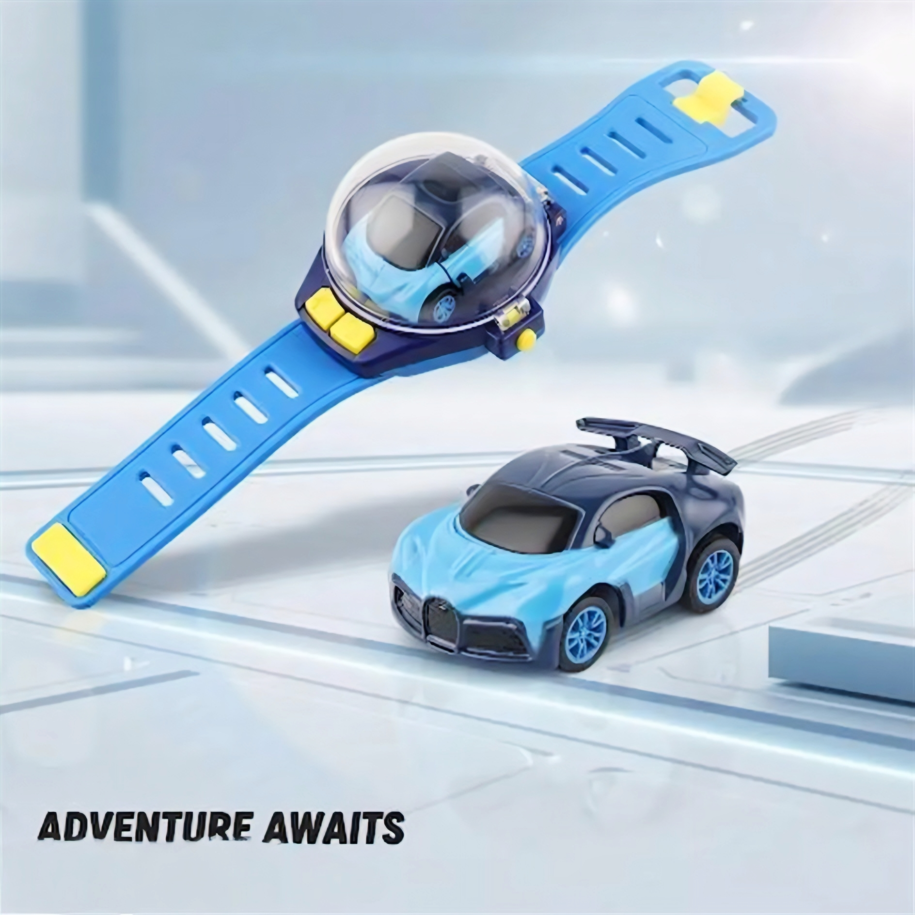 Race Anywhere, Anytime with the 2-in-1 Wrist Watch Remote Control Car! 🏎️⌚