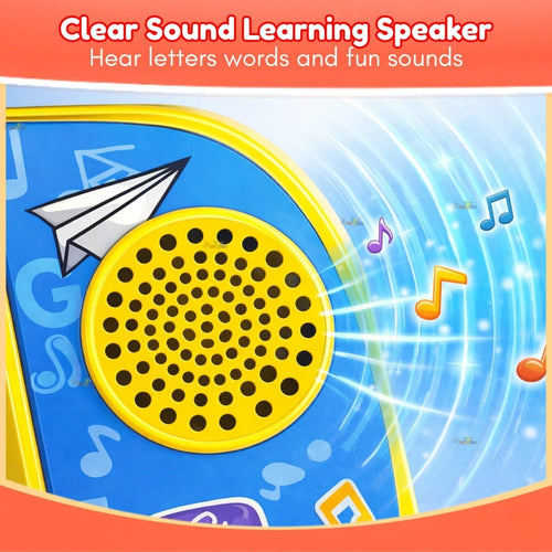 Interactive Kids Electronic Intelligence E-Book - Talking Educational Toy with Write and Erase Board (25x23 cm)