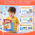 Interactive Kids Electronic Intelligence E-Book - Talking Educational Toy with Write and Erase Board (25x23 cm)