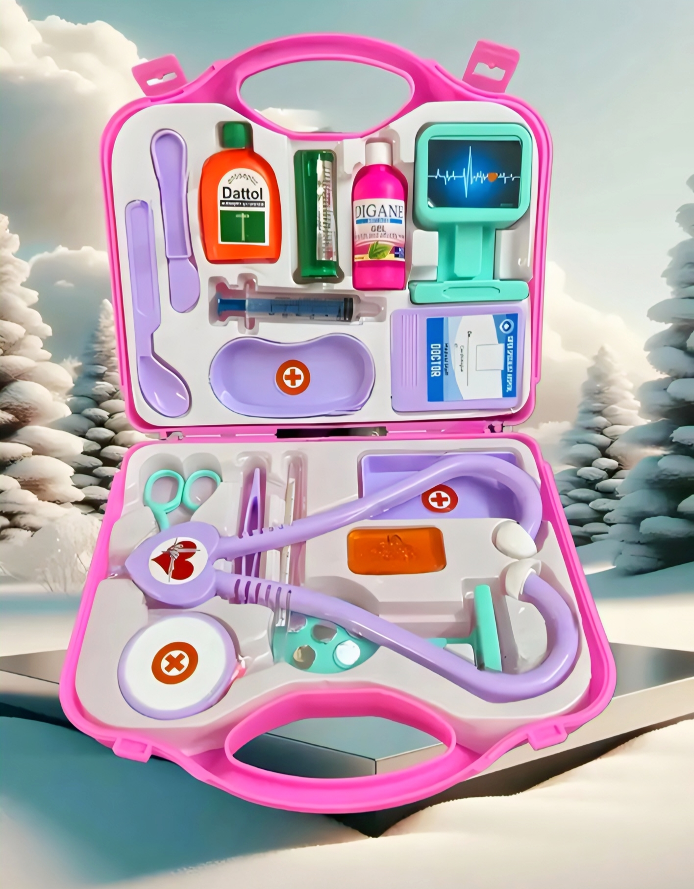 15-in-1 Little Doctor Medical Kit – Pretend Play Doctor Set for Kids