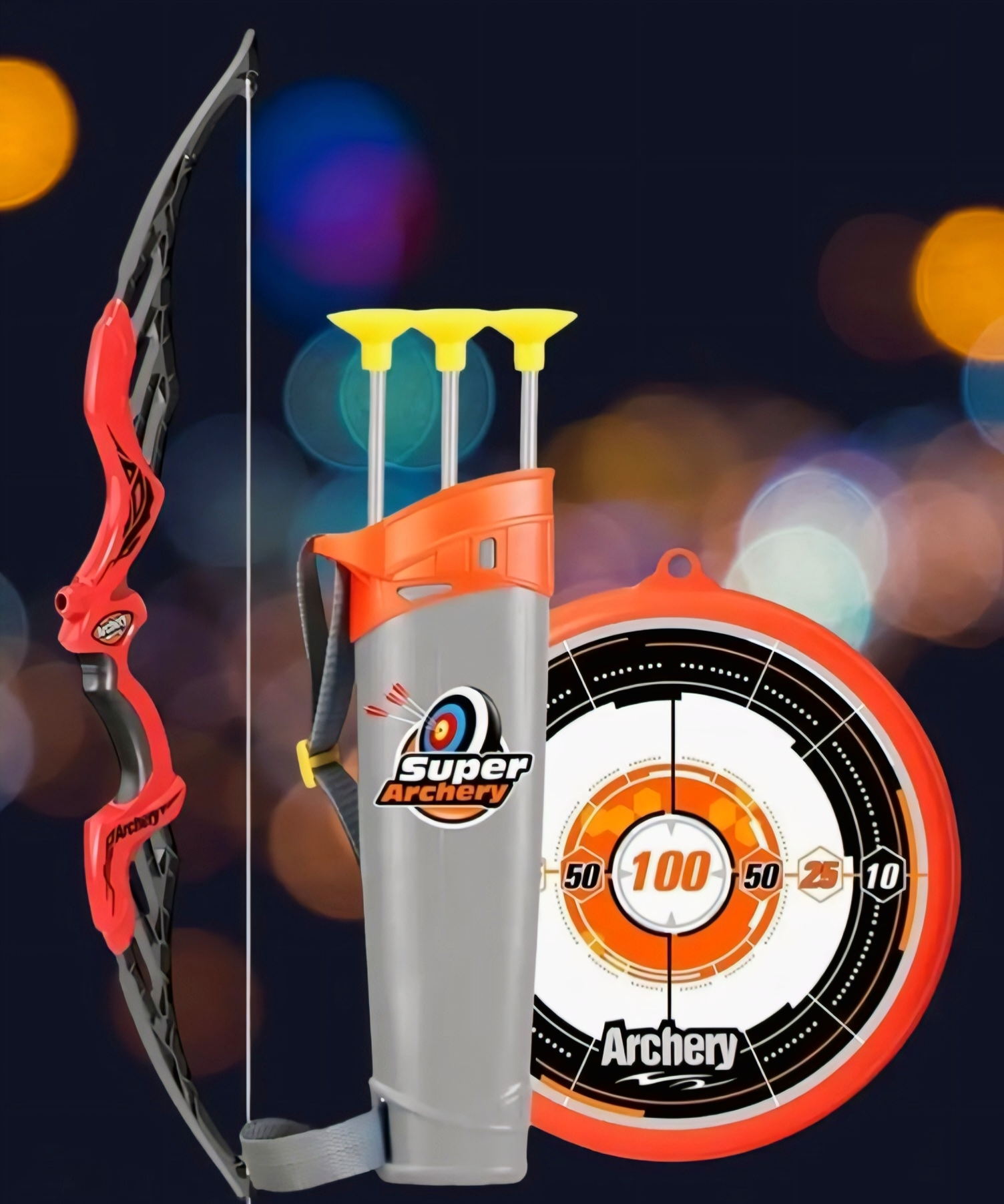 Super Archery Bow & Arrow Set for Kids – with Suction Darts & Target Board