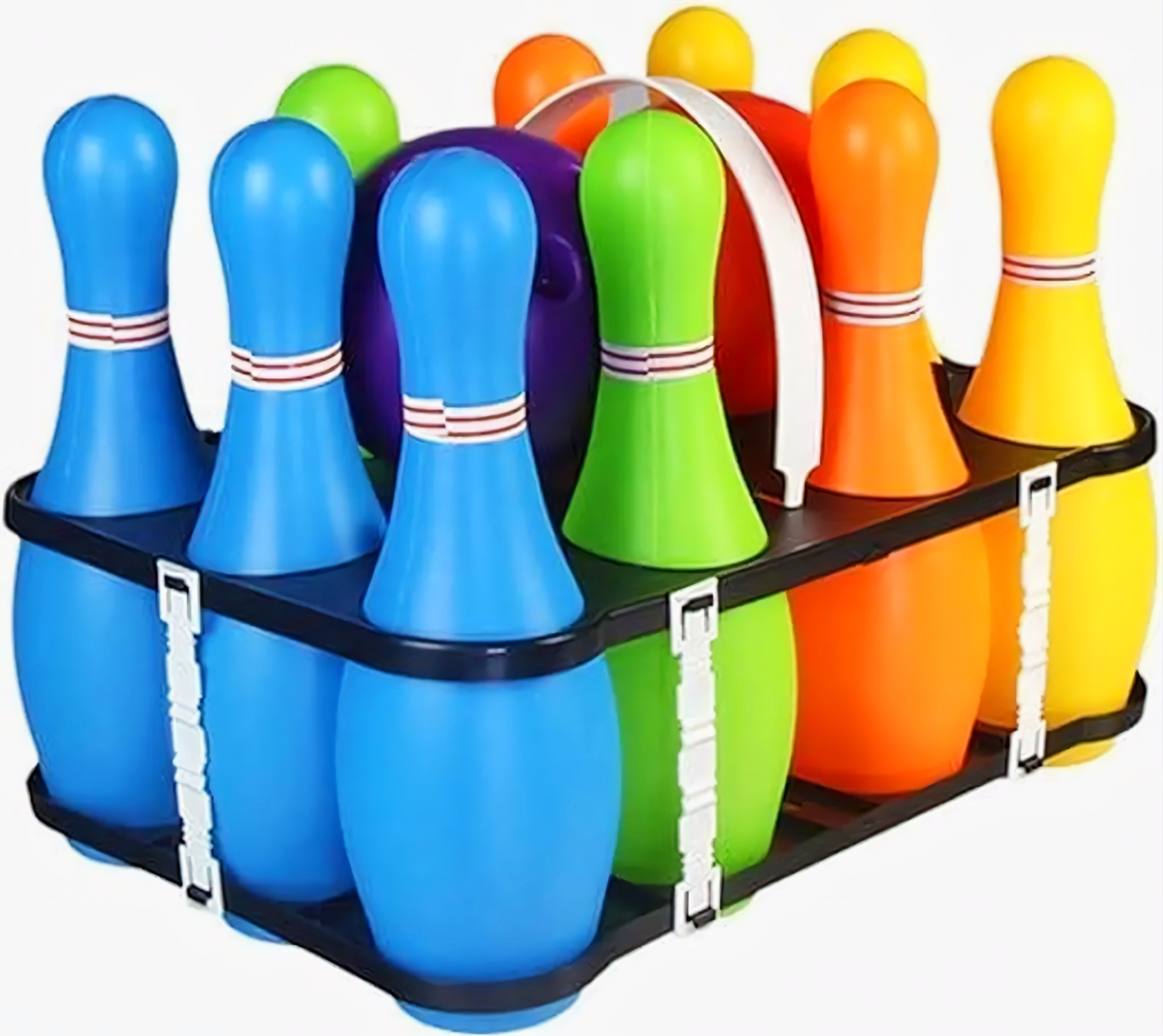 Junior 10-Pin Bowling Set with 2 Balls – Indoor/Outdoor Active Play