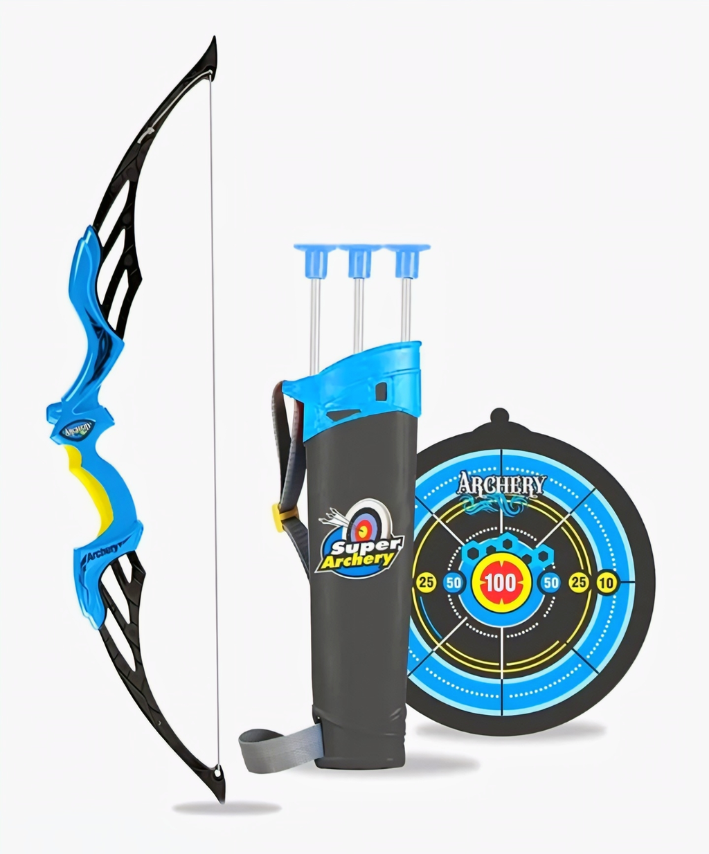 Super Archery Bow & Arrow Set for Kids – with Suction Darts & Target Board